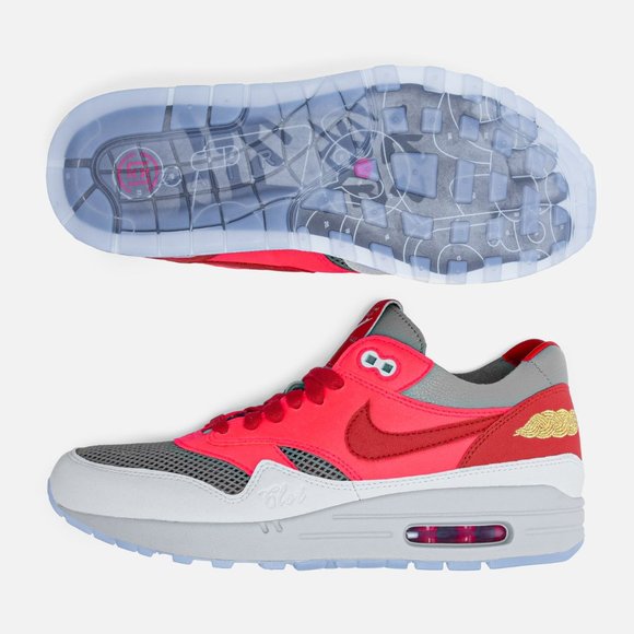 Air Max 1 “K.O.D.” Solar Red - Limited Edition - Picture 8 of 9